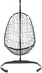 Миниатюра изображения товара Кресло подвесное M-Group Овал / 11140409 (черный ротанг/серая подушка)