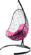 Миниатюра изображения товара Кресло подвесное M-Group Овал / 11140408 (черный ротанг/розовая подушка)