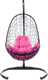 Миниатюра изображения товара Кресло подвесное M-Group Овал / 11140408 (черный ротанг/розовая подушка)