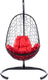 Миниатюра изображения товара Кресло подвесное M-Group Овал / 11140406 (черный ротанг/красная подушка)