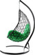 Миниатюра изображения товара Кресло подвесное M-Group Овал / 11140404 (черный ротанг/зеленая подушка)