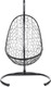 Миниатюра изображения товара Кресло подвесное M-Group Овал / 11140404 (черный ротанг/зеленая подушка)