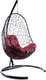 Миниатюра изображения товара Кресло подвесное M-Group Овал / 11140402 (черный ротанг/бордовая подушка)