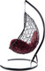Миниатюра изображения товара Кресло подвесное M-Group Овал / 11140402 (черный ротанг/бордовая подушка)