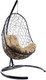 Миниатюра изображения товара Кресло подвесное M-Group Овал / 11140401 (черный ротанг/бежевая подушка)