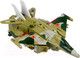 Миниатюра изображения товара Робот-трансформер Bondibon Самолет военный 2 в 1 / ВВ6070-Б (зеленый/хаки)