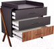 Миниатюра изображения товара Комод Polini Kids Porto 2200 / 0002572.164 (графит/дуб крафт)