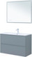 Миниатюра изображения товара Тумба под умывальник Aquanet Арт 100 / 313277 (мисти грин)