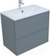 Миниатюра изображения товара Тумба под умывальник Aquanet Арт 75 / 313275 (мисти грин)