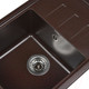 Миниатюра изображения товара Мойка кухонная Wisent 620-27W (с сифоном GER013)