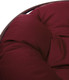 Миниатюра изображения товара Кресло садовое M-Group Папасан пружинка мини / 12080202 (коричневый/бордовая подушка)