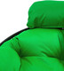 Миниатюра изображения товара Кресло садовое M-Group Папасан пружинка мини / 12080404 (черный/зеленая подушка)