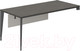 Миниатюра изображения товара Письменный стол Norden 180x90x74 / NZ-0105.BT.AN (бренсон трюфель/антрацит)