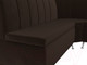 Миниатюра изображения товара Уголок кухонный мягкий Лига Диванов Кантри 113 правый / 60332 (микровельвет, коричневый)