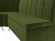 Миниатюра изображения товара Уголок кухонный мягкий Лига Диванов Кантри 113 левый (микровельвет, зеленый)