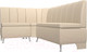 Миниатюра изображения товара Уголок кухонный мягкий Лига Диванов Кантри 113 левый / 60335 (экокожа, бежевый)