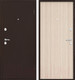Миниатюра изображения товара Входная дверь Промет Марс 3 86x205 (правая, капучино/антик медь)