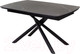 Миниатюра изображения товара Обеденный стол M-City Rivoli 140 Matt / 614M04288 (Black Marble Solid Ceramic/Black)