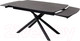 Миниатюра изображения товара Обеденный стол M-City Rivoli 140 Matt / 614M04288 (Black Marble Solid Ceramic/Black)