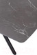Миниатюра изображения товара Обеденный стол M-City Rivoli 140 Matt / 614M04288 (Black Marble Solid Ceramic/Black)