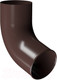 Миниатюра изображения товара Колено трубы водосточной Docke Stal Premium D90 PVPO-1050 (шоколад 8019)