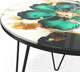 Миниатюра изображения товара Журнальный столик Sheffilton SHT-CT27 (малахитово-зеленый/черный муар)
