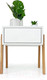 Миниатюра изображения товара Прикроватная тумба Crafto Мунк 01 44x40x50 (белый)