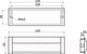 Миниатюра изображения товара Ручка для мебели AKS 326/128 (черный матовый)