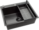 Миниатюра изображения товара Мойка кухонная Futur FK 6050 Embossing B Eco (черный нано)