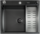 Миниатюра изображения товара Мойка кухонная Futur FK 6050 Embossing B Eco (черный нано)