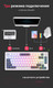Миниатюра изображения товара Клавиатура Royal Kludge RK-H81 RGB (белый, Cyan Switch)