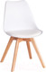 Миниатюра изображения товара Стул Tetchair Tulip дерево/пластик/экокожа (белый)