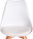 Миниатюра изображения товара Стул Tetchair Tulip дерево/пластик/экокожа (белый)