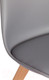 Миниатюра изображения товара Стул Tetchair Tulip дерево/пластик/экокожа (серый)