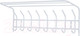 Миниатюра изображения товара Вешалка для одежды Ника ВП8/МС (матовый серый)