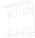Миниатюра изображения товара Вешалка для одежды Ника ВПТ11/МБ (матовый белый)