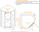 Миниатюра изображения товара Душевой уголок RGW PA-82-B / 41088200-14