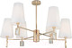 Миниатюра изображения товара Люстра Евросвет 60137/6 (золото)