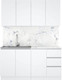 Миниатюра изображения товара Кухонный гарнитур Артём-Мебель Мэри СН-114 ДСП 1.6м (белый)