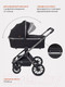 Миниатюра изображения товара Детская универсальная коляска Rant Falcon 3 в 1 / RA098 (Black)
