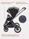 Миниатюра изображения товара Детская универсальная коляска Rant Falcon 3 в 1 / RA098 (Black)