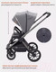 Миниатюра изображения товара Детская универсальная коляска Rant Falcon 3 в 1 / RA098 (Grey)
