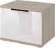 Миниатюра изображения товара Тумба в прихожую Stolline Альянс / 435.17 (дуб крафт/белый глянец)
