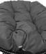 Миниатюра изображения товара Кресло садовое M-Group Пончик / 12320409 (черный ротанг/серая подушка)
