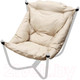 Миниатюра изображения товара Кресло садовое M-Group Чил / 12360101 (белый/бежевая подушка)