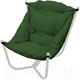 Миниатюра изображения товара Кресло садовое M-Group Чил / 12360104 (белый/зеленая подушка)