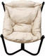 Миниатюра изображения товара Кресло садовое M-Group Чил / 12360401 (черный/бежевая подушка)