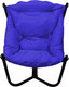 Миниатюра изображения товара Кресло садовое M-Group Чил / 12360410 (черный/синяя подушка)