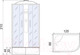 Миниатюра изображения товара Душевая кабина RIVER Desna 120/90/44 MT L