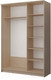 Миниатюра изображения товара Шкаф-купе Stolline Байкал-2 2-х дверный / СТЛ.268.11 (дуб сонома/белый глянец)
